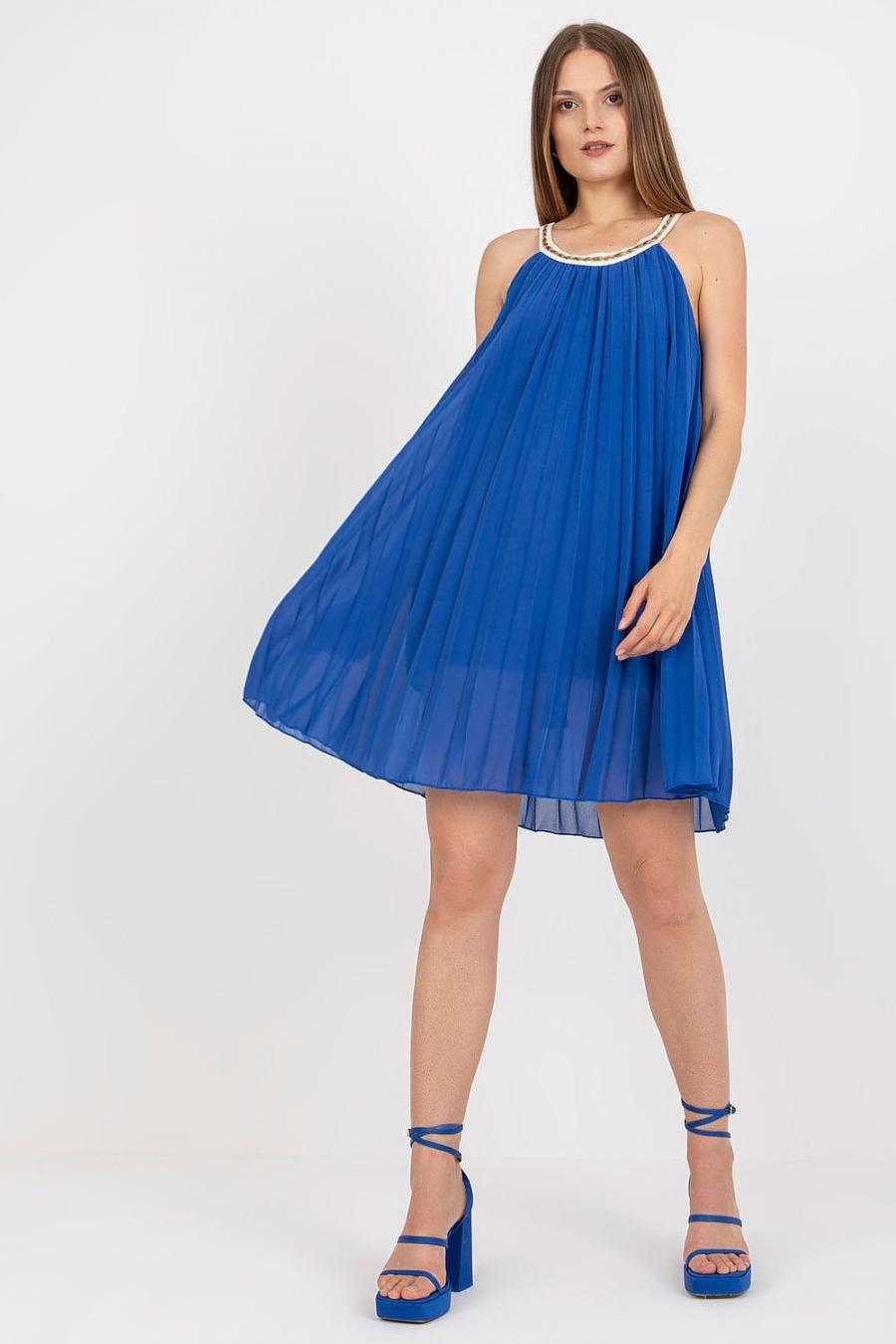 Ostatní značky šaty dámské 167571 - Modrá